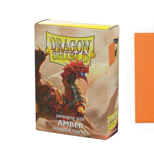 60 PROTEGES CARTES DRAGON SHIELD AMBER MATTE