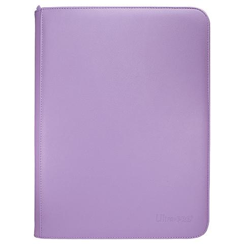 BINDER 9 CASES VIOLET ZIPPERED ULTRA PRO