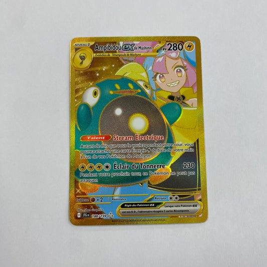 Carte Pokemon Ampibidou EX Mashynn 188/159 Gold Aventures Ensemble FR
