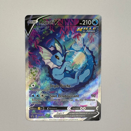 Carte Pokémon Aquali V SWSH181 UR – Épée et Bouclier Promo FR