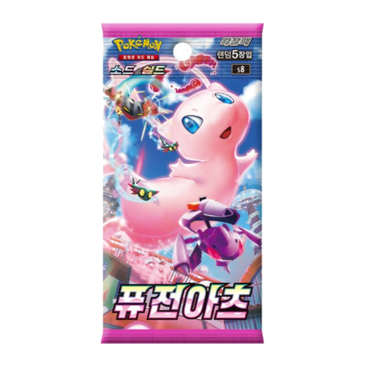 Booster Pokémon S8 Fusion Arts en japonais, avec Mew en vedette et des cartes Fusion Strike pour enrichir votre collection et vos decks