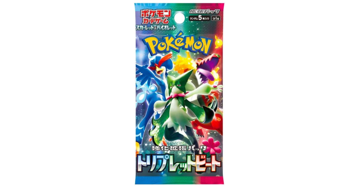Booster Pokémon SV1a Triple Beat en japonais, contenant des cartes exclusives et colorées pour les collectionneurs et joueurs du JCC Pokémon