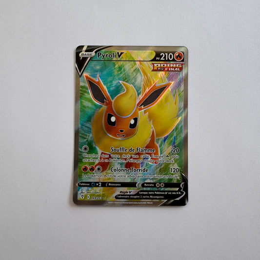 Carte Pokémon Pyroli V 169/203 Full Art en français