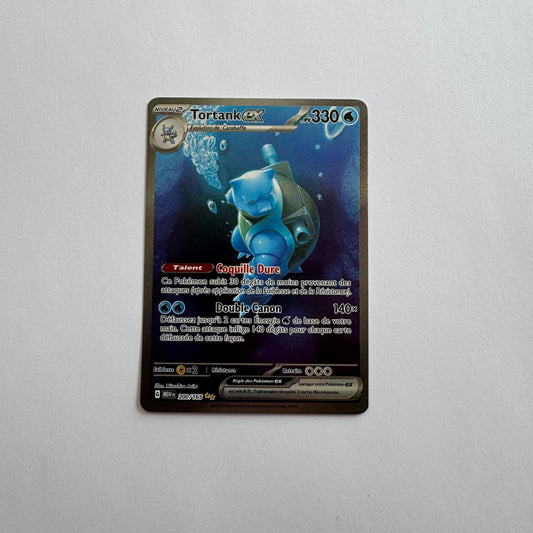 Carte Pokémon Tortank EX 200/165 version alternative en français