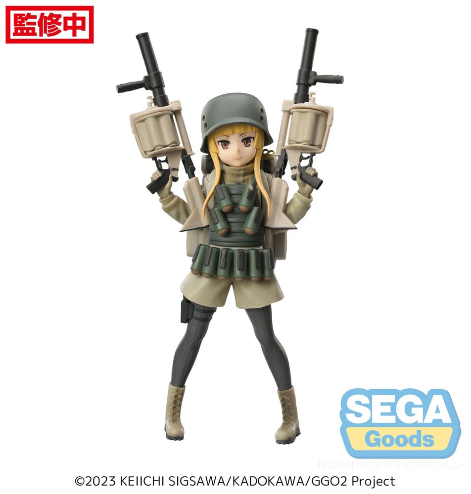 Figurine Fukaziroh Luminasta de Sword Art Online Alternative: Gun Gale Online, taille 19 cm, élégante et détaillée, avec son allure espiègle et son style unique