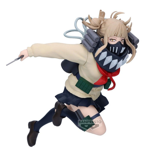 Figurine Himiko Toga 11 cm de Banpresto, mettant en avant son regard espiègle et son charisme troublant
