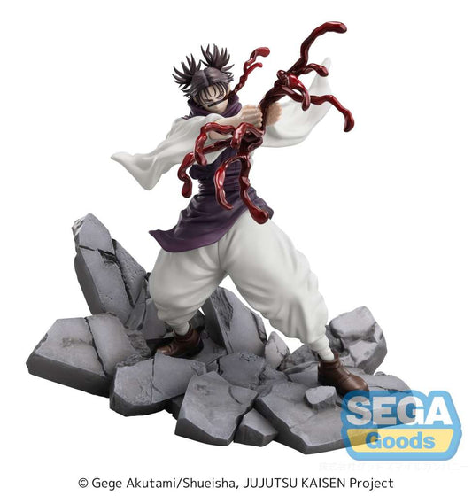 Figurine de Choso de Jujutsu Kaisen, gamme Luminasta par Sega. Sculpture de 18 cm représentant le personnage en pleine attaque, fidèle à l’intensité du manga.