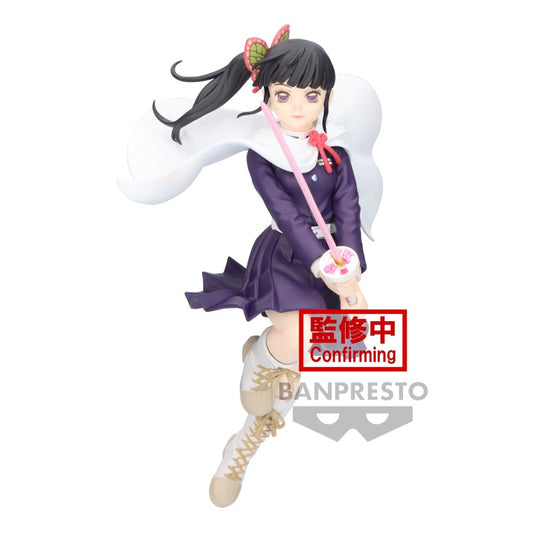 Figurine de Kanao Tsuyuri, 14 cm, de la gamme Vibration Stars de Demon Slayer: Kimetsu no Yaiba, capturant la grâce et la force de ce personnage emblématique.