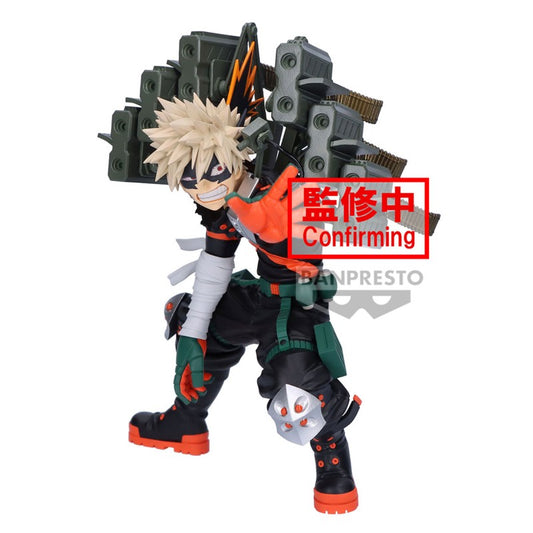 Figurine Katsuki Bakugo Amazing Heroes Plus My Hero Academia 12 cm. Une pose dynamique et explosive qui met en valeur son caractère et son Alter puissant