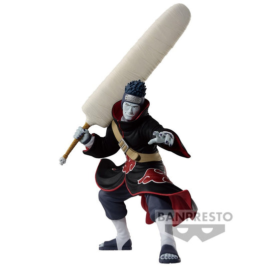 Figurine de Kisame Hoshigaki, 13 cm, de la série Vibration Stars de Banpresto, représentant le membre de l'Akatsuki avec son épée Samehada dans Naruto Shippuden.