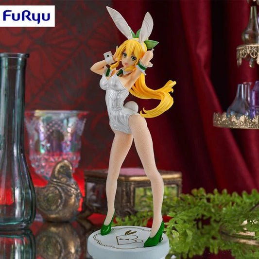 Figurine Leafa White Pearl BiCute Bunnies 26 cm, une sublime version du personnage de Sword Art Online dans une tenue élégante inspirée des bunny girls