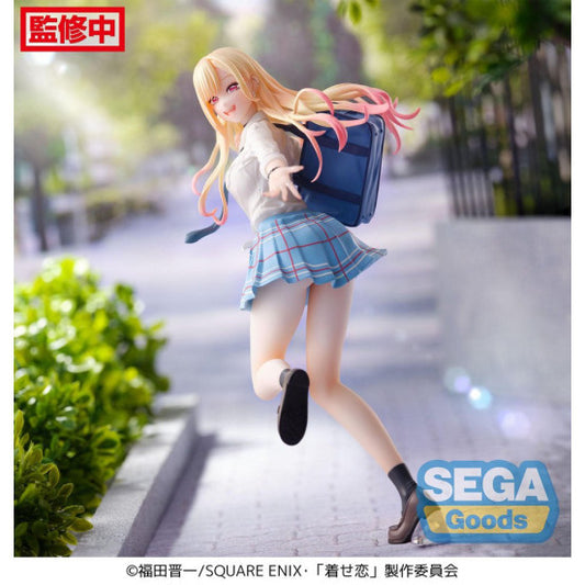 Figurine de Marin Kitagawa After School, 19 cm, par Sega. Représentation élégante et fidèle de l’héroïne rayonnante de My Dress-Up Darling.