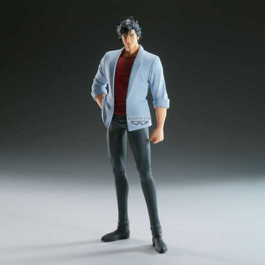 Figurine Nicky Larson The Movie Angel Dust de City Hunter 20 cm, représentant Ryo Saeba dans son style classique de détective