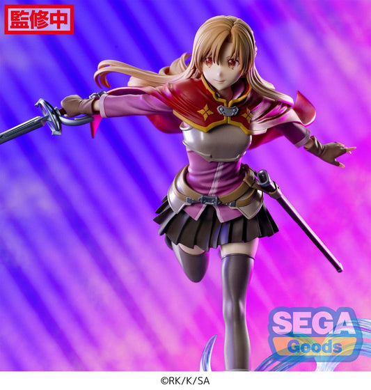 Admirez la figurine d'Asuna de Sword Art Online Progressive, mesurant 21 cm, produite par Sega. Capturant son allure de guerrière dans une pose saisissante, cette figurine est un ajout incontournable pour les amateurs de la série et les collectionneurs.