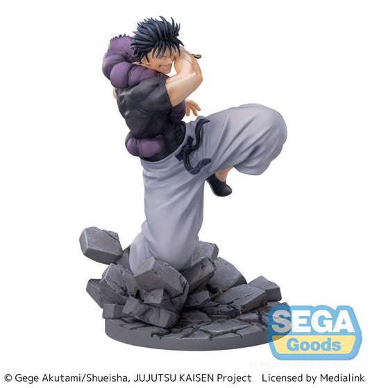 Figurine de Toji Fushiguro en pose d’attaque spectaculaire – Luminasta 20 cm par SEGA