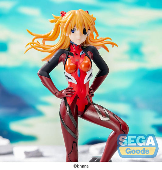 Détail du visage déterminé d’Asuka Shikinami Langley – Vignetteum Ver. par SEGA