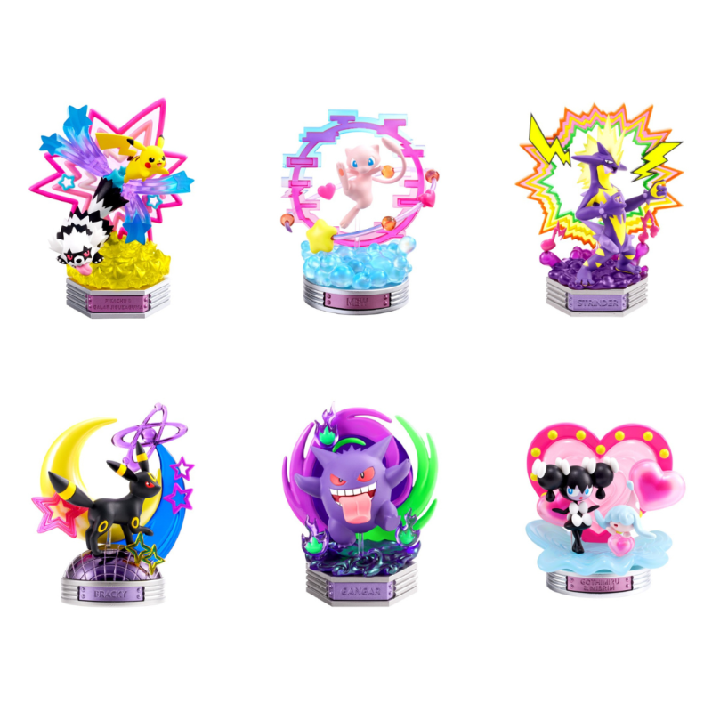 POKÉMON NÉON PARTY RE-MENT BLIND BOX (ALÉATOIRE)