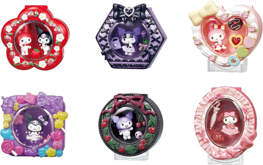 MY MELODY & KUROMI MELTY COMPACT RE-MENT BLIND BOX (ALÉATOIRE)