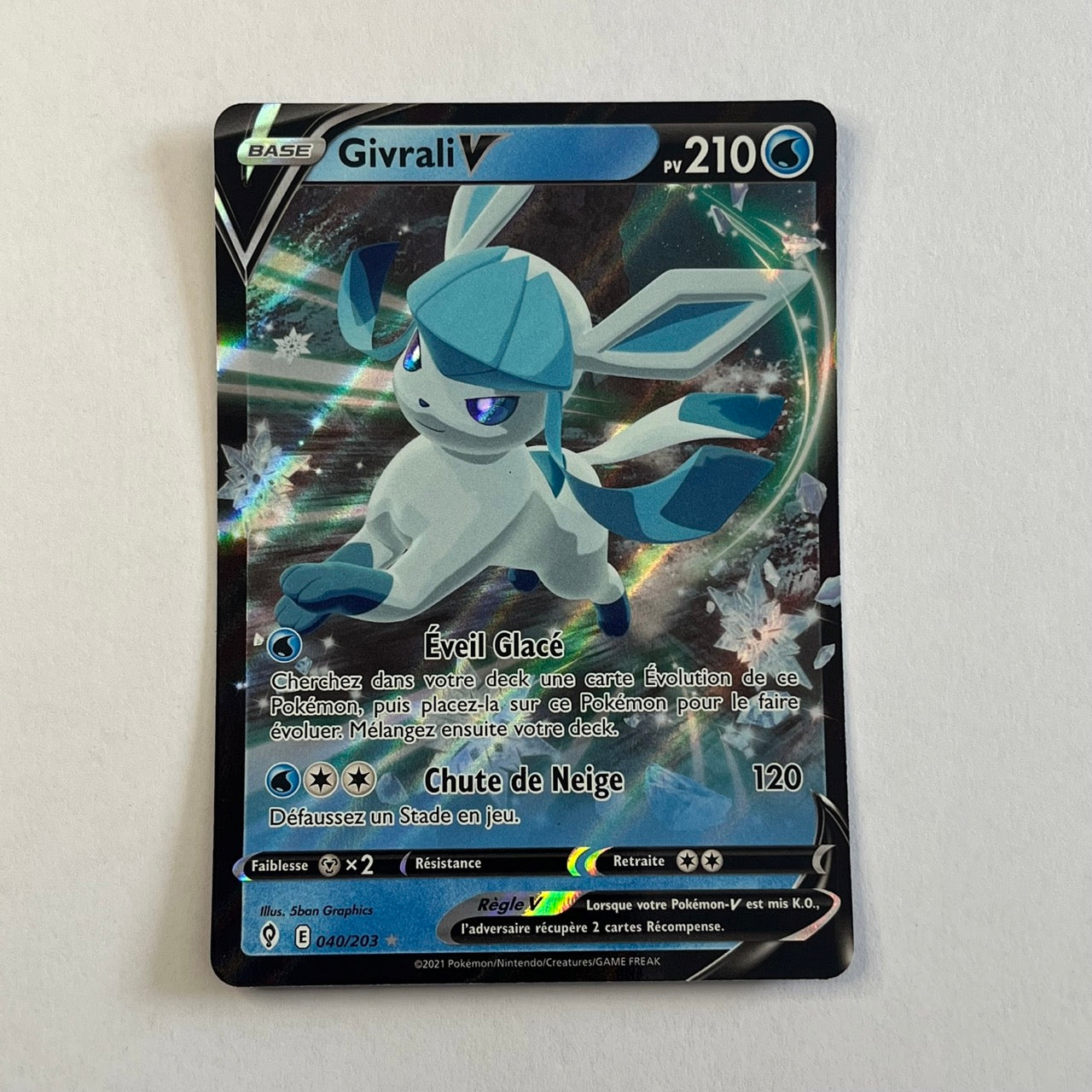 CARTES POKEMON GIVRALI V 040/203 FR
