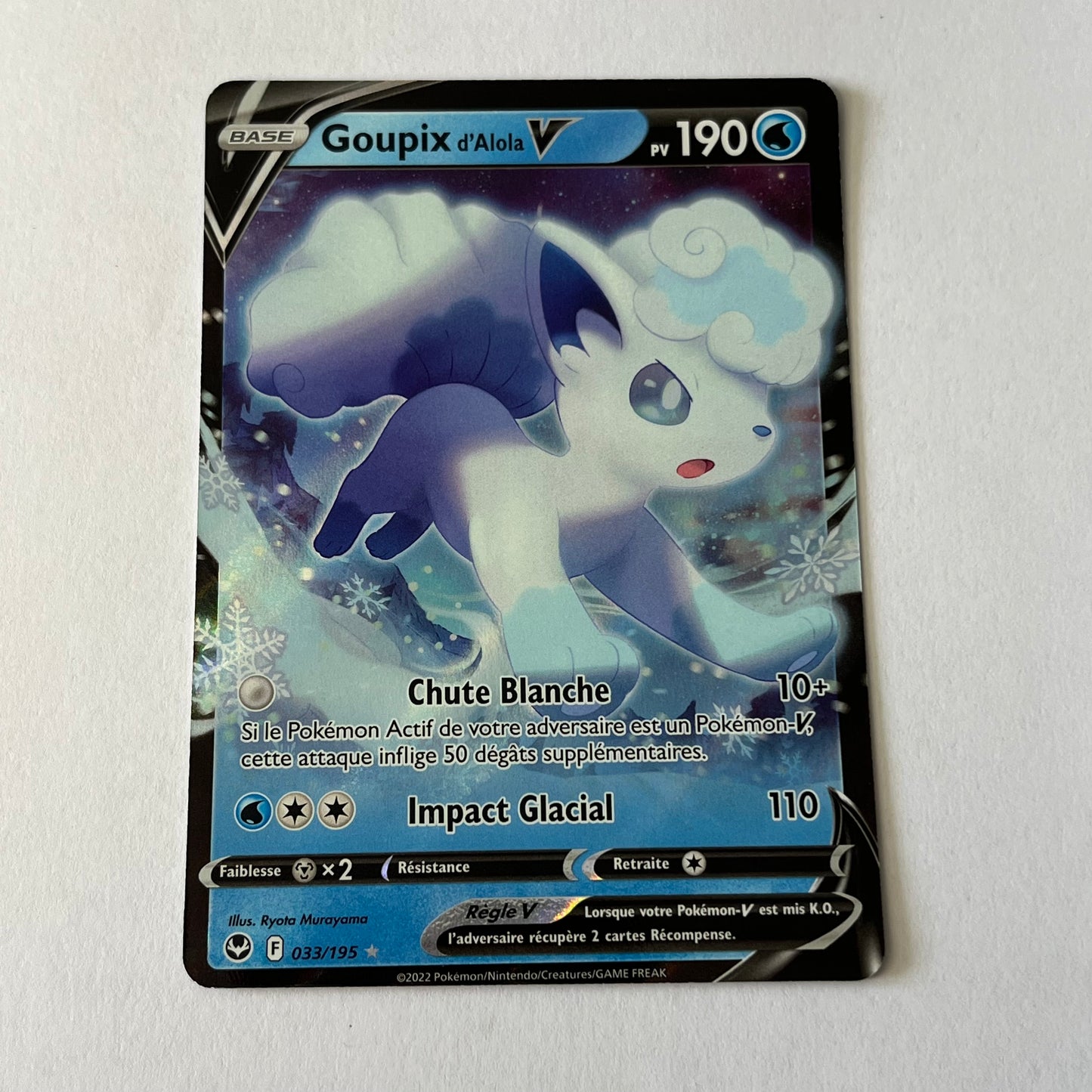 CARTES POKEMON GOUPIX D'Alola V 033/195 FR