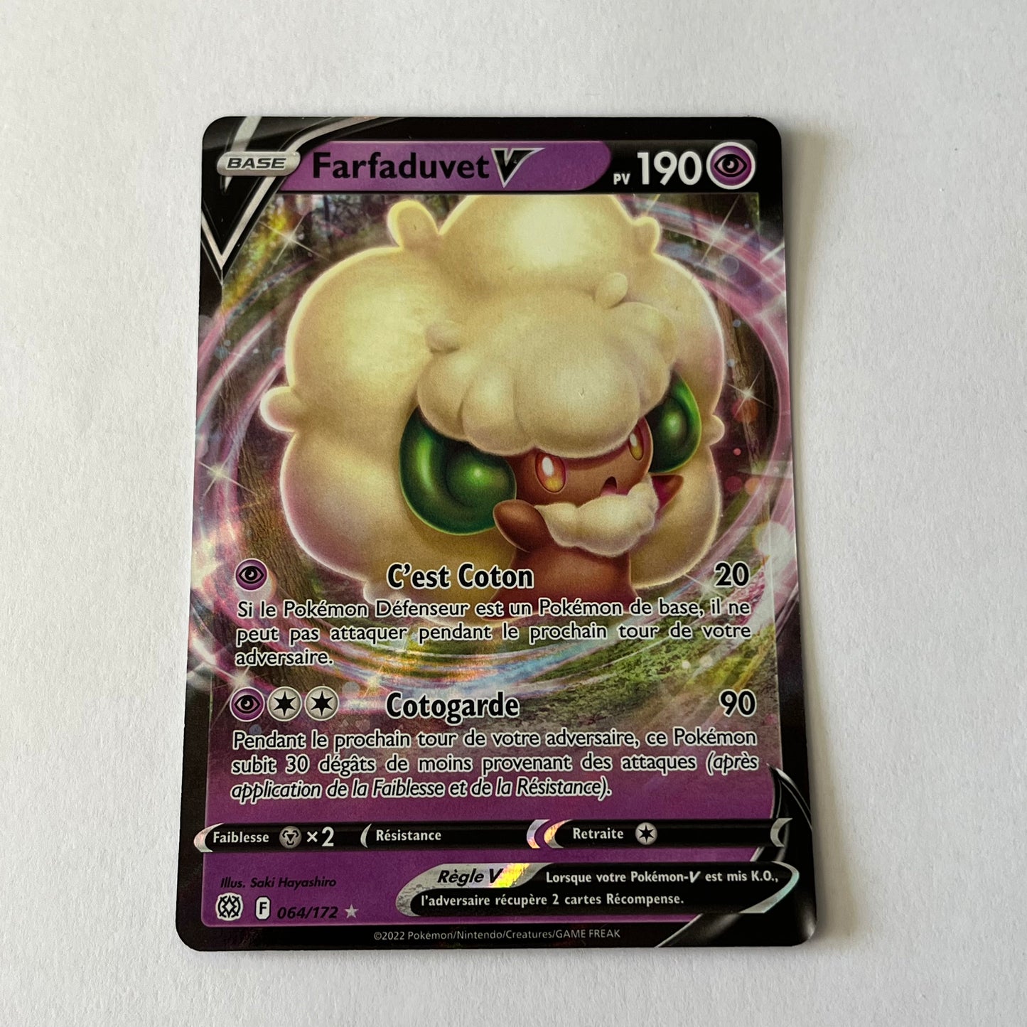 CARTES POKEMON FARFADUVET V 064/172 FR