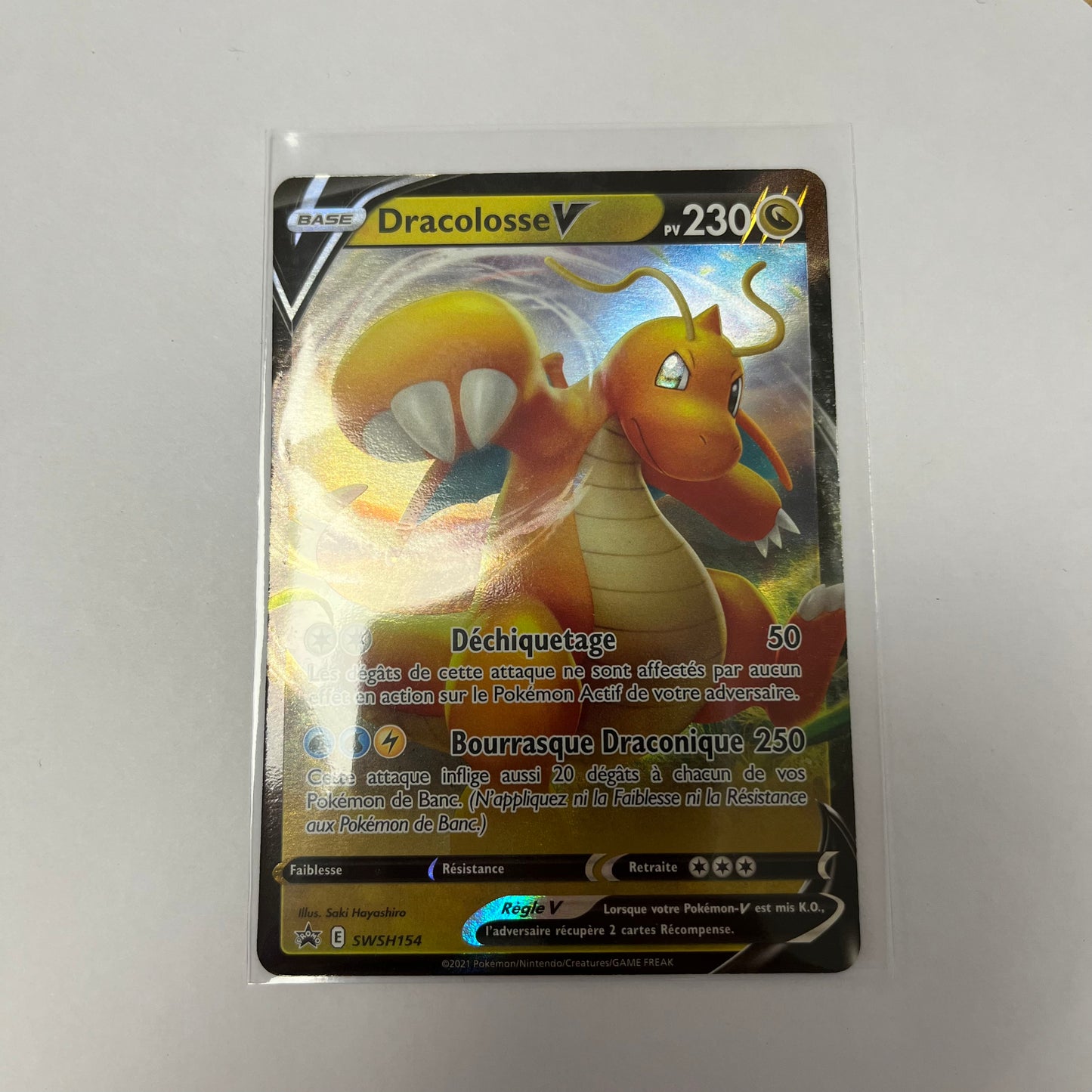 CARTES POKEMON DRACOLOSSE V SWSH154 FR