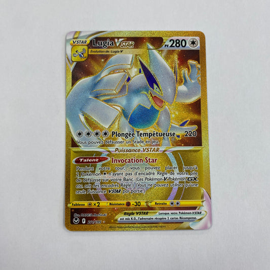 Carte Pokemon Lugia VSTAR Gold 211/195 Tempete Argentee FR