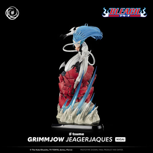 Statue résine Grimmjow Jaggerjack 1/6 forme Resurrección – gamme Ikigai Tsume