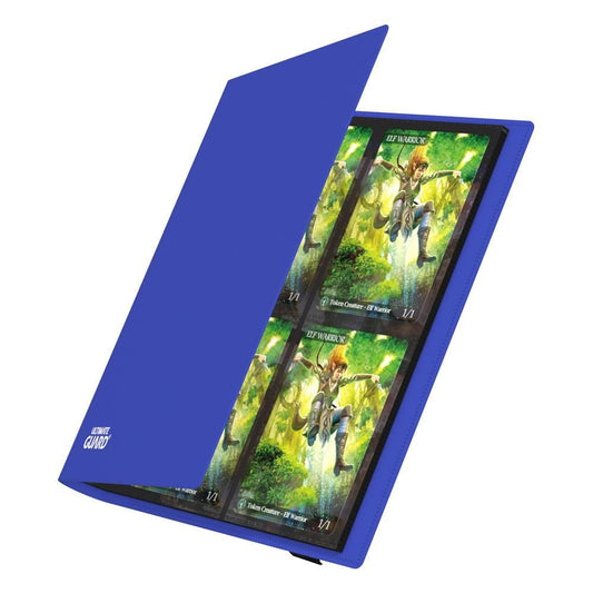 Ultimate Guard Portfolio A5 8-Pocket FlexXfolio 160 bleu pour cartes de collection.