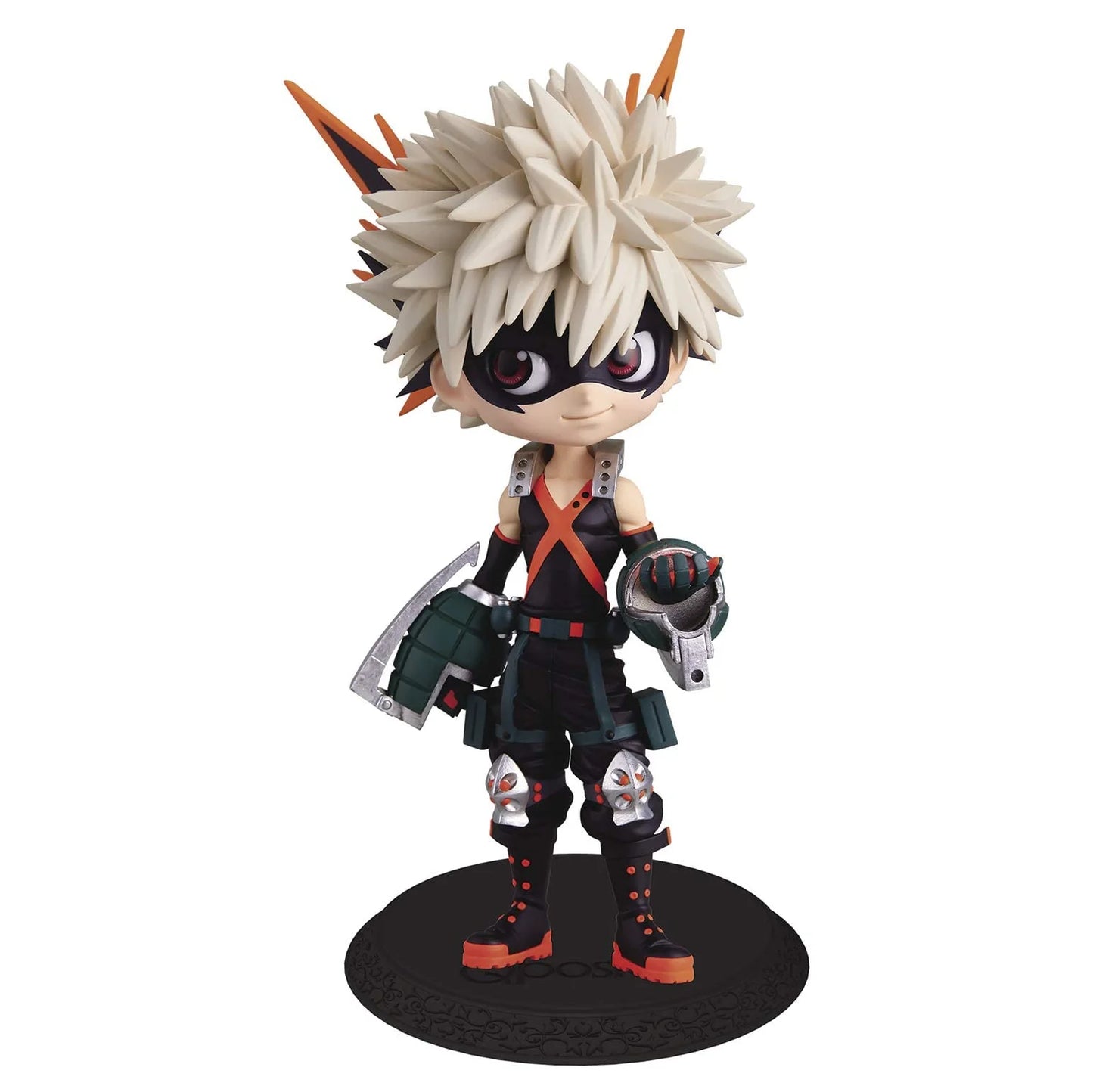Figurine Q Posket de Bakugo Katsuki de My Hero Academia. Cette figurine capture parfaitement le héros au tempérament explosif avec ses grands yeux expressifs et ses détails minutieux. Bakugo est représenté en style chibi, ajoutant une touche adorable à son apparence féroce. Idéale pour les fans de manga, anime, et de culture pop, cette figurine Q Posket de Banpresto est un incontournable pour toute collection.