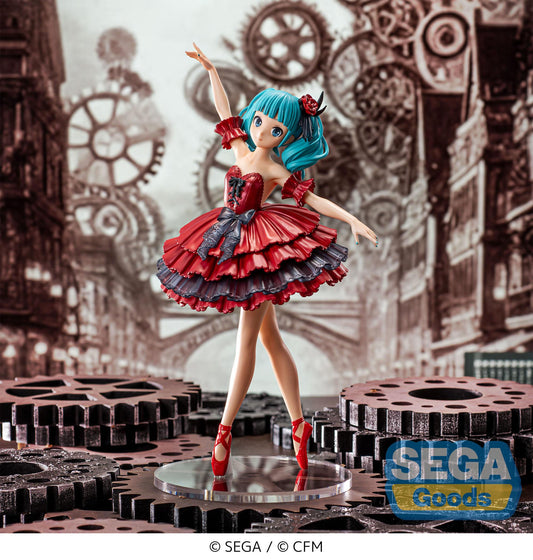 Figurine de Hatsune Miku Diva Mega39’s Étoile en version 19 cm, avec sa tenue brillante inspirée du jeu de rythme sur Switch
