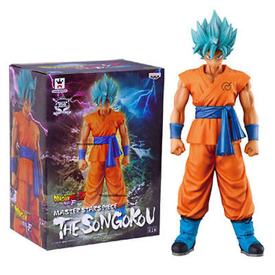 goku blue figure super saiyan master stars piece banpresto