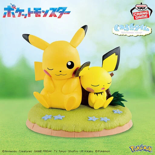 Figurine Pokémon Pikachu et Pichu 11 cm duo électrique collection officielle