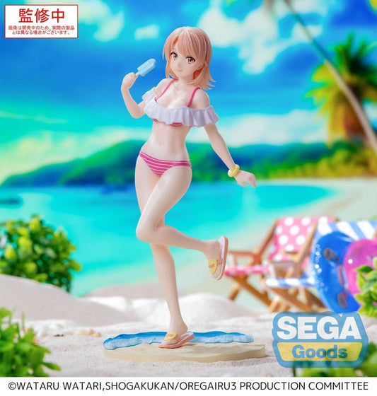 Figurine Iroha Isshiki Luminasta Midsummer Tokyo Bay en maillot de bain, statuette PVC de 20 cm.