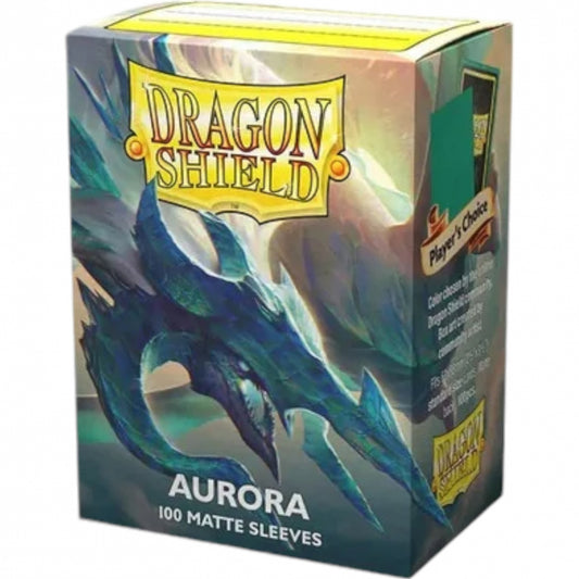 100 PROTEGES CARTES DRAGON SHIELD AURORA MATTE