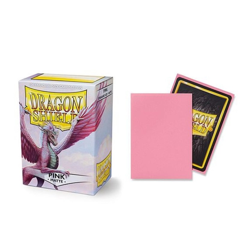 100 PROTEGES CARTES DRAGON SHIELD PINK MATTE