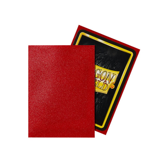 100 PROTEGES CARTES DRAGON SHIELD RUBY MATTE