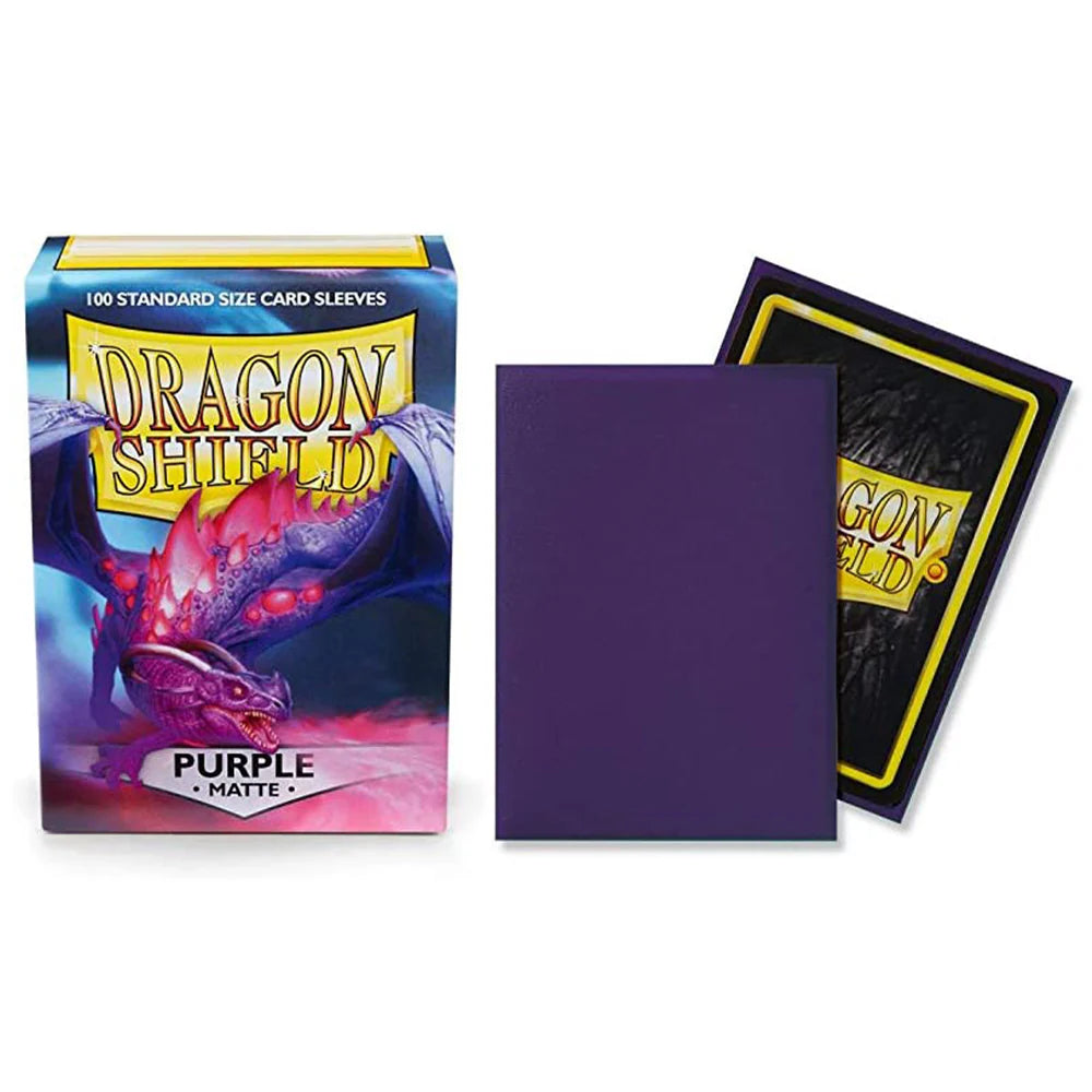 boite de 100 pochettes de protection pour cartes de format Pokemon, Magic, Dragon ball, One piece...
violet et matte, d'excellente qualité