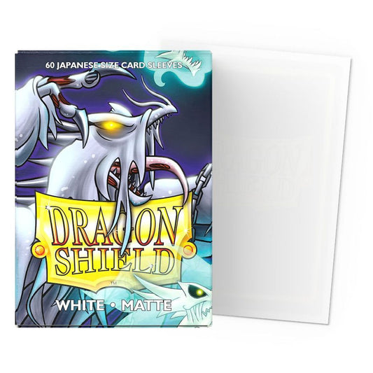 60 PROTEGES CARTES DRAGON SHIELD WHITE MATTE