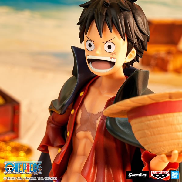 ONE PIECE MONKEY D LUFFY GRANDISTA NERO  2