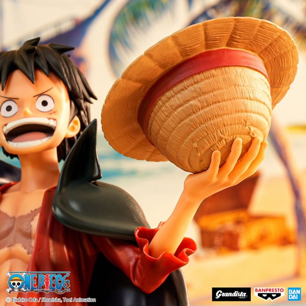 ONE PIECE MONKEY D LUFFY GRANDISTA NERO  2