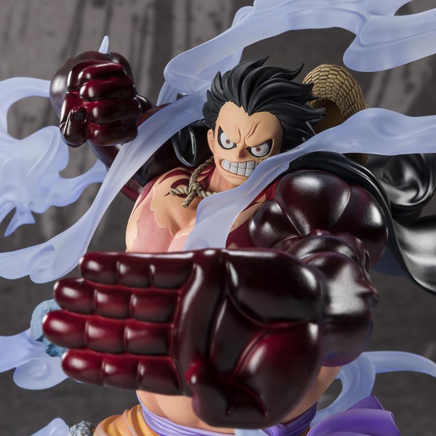 Figurine One Piece Figuarts Zero Monkey d Luffy Gear 4 Bandai Tamashii  Nations – 100% figurines