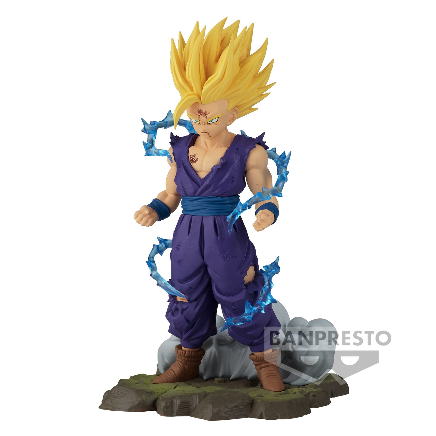 Plongez dans l'univers épique de Dragon Ball Z avec la superbe figurine de Gohan SSJ2 de Banpresto ! Cette représentation captivante du guerrier légendaire Gohan Super Saiyan 2 capture toute la puissance et la détermination de ce personnage emblématique. Avec ses détails minutieusement reproduits, sa posture dynamique et son expression déterminée, cette figurine est un véritable hommage à l'un des moments les plus mémorables de la série.