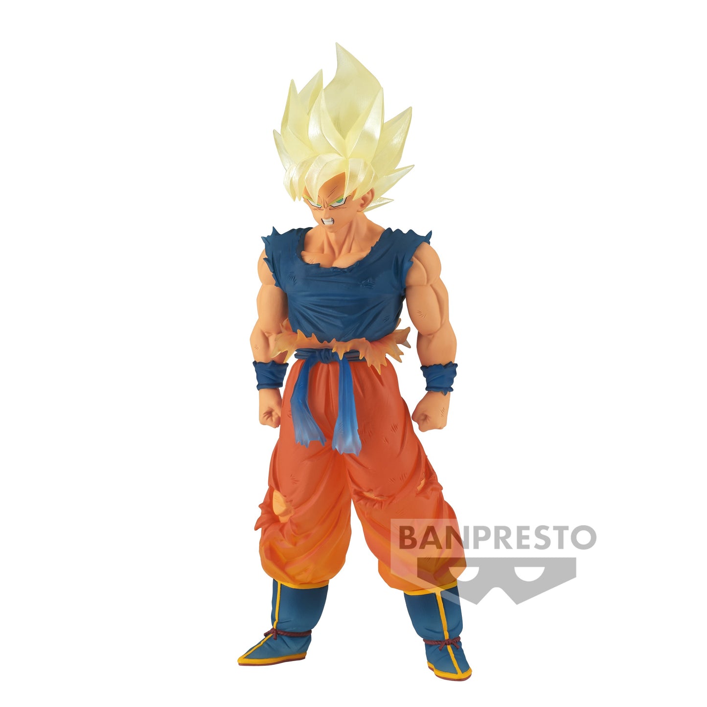 Plongez dans l'univers légendaire de Dragon Ball Z avec cette superbe figurine de Goku Super Saiyan 1 de Banpresto, arborant des cheveux translucides ! Cette représentation saisissante du guerrier légendaire capture toute la puissance et la détermination de Goku au sommet de sa transformation. Avec des détails impeccables et des cheveux translucides qui ajoutent une touche de magie, cette figurine est un véritable bijou pour les fans de Dragon Ball Z.