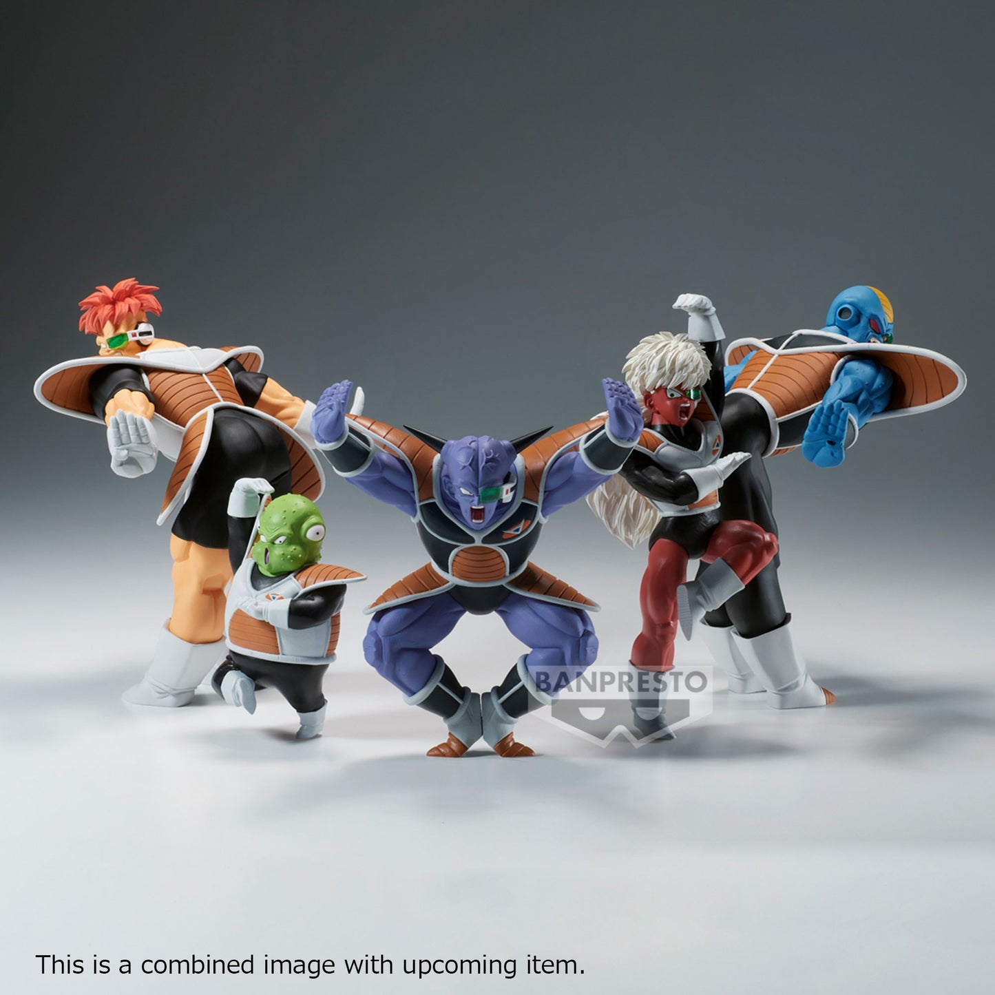 Figurines des forces Ginyu Banpresto