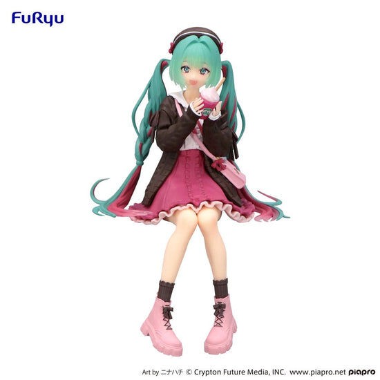 HATSUNE MIKU NOODLE STOPPER MIKU AUTUMN DATE PINK Ver. PRECOMMANDE