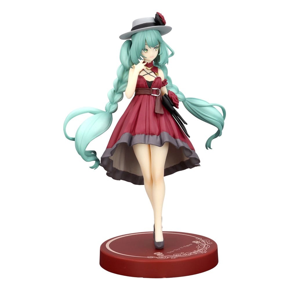 HATSUNE MIKU TRIO TRY IT FIGURE MIKU ODEKAKE DRESS RED VER