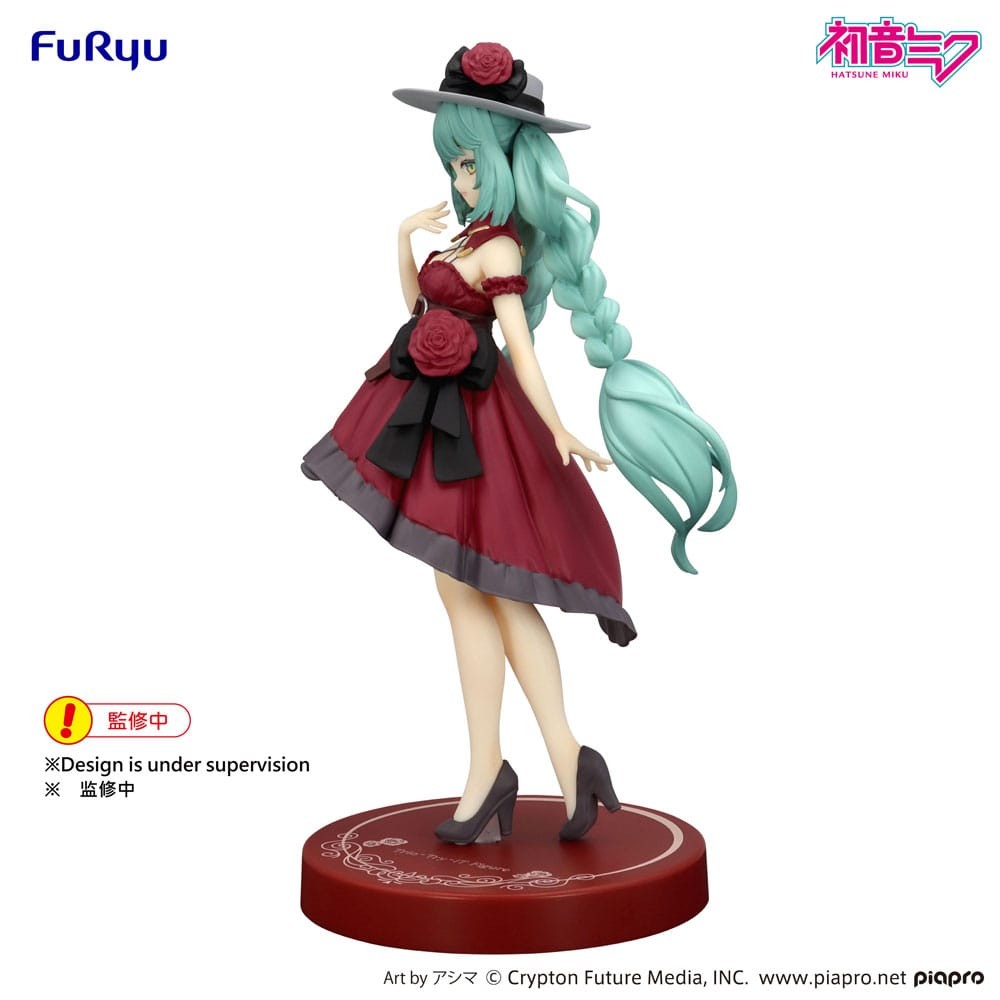 HATSUNE MIKU TRIO TRY IT FIGURE MIKU ODEKAKE DRESS RED VER