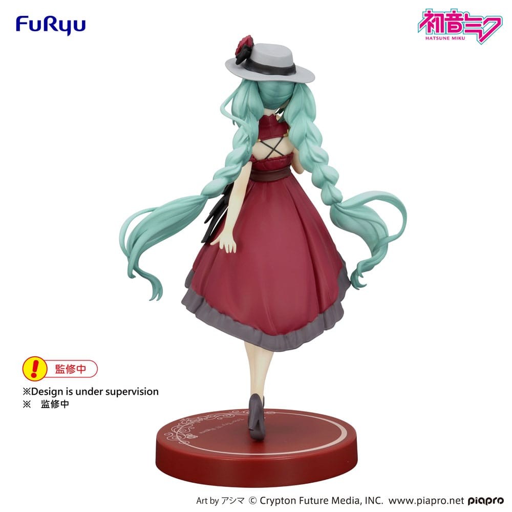 HATSUNE MIKU TRIO TRY IT FIGURE MIKU ODEKAKE DRESS RED VER
