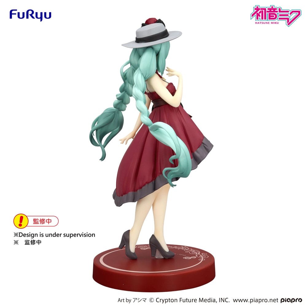 HATSUNE MIKU TRIO TRY IT FIGURE MIKU ODEKAKE DRESS RED VER